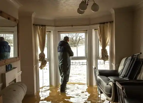 water damage restoration service Blue River